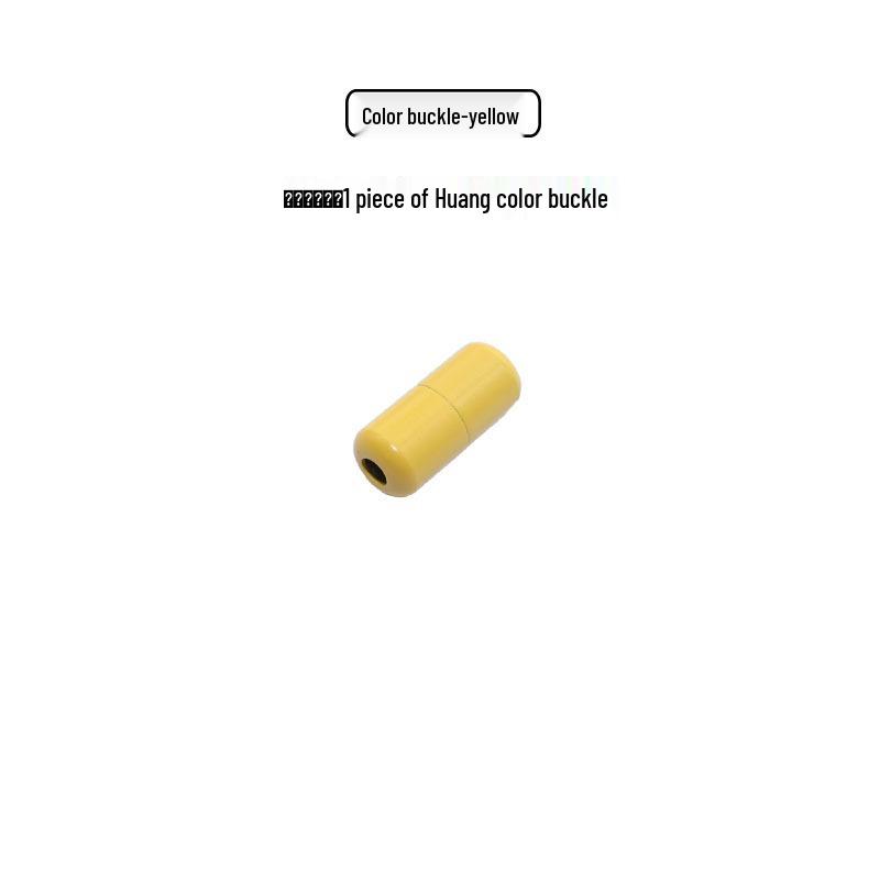 Colorful Aluminum Capsule Buckles for No-Tie Shoelaces