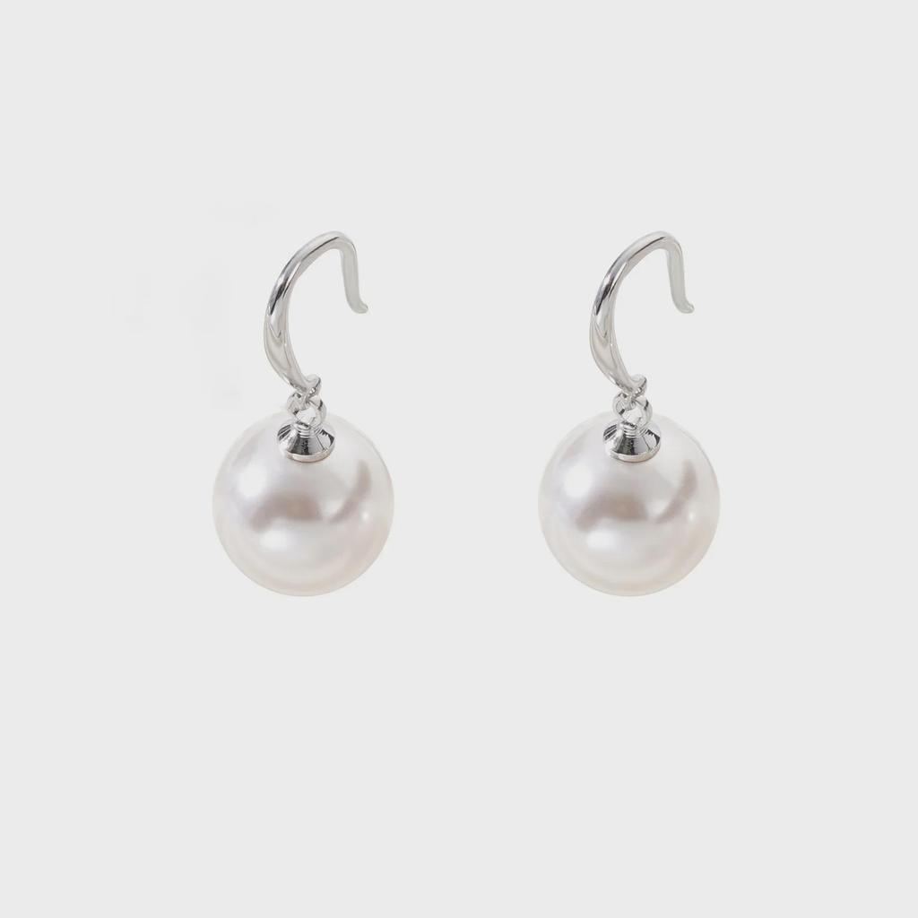 Элегантные жемчужные серьги во французском стиле — роскошный длинный дизайн для осени/зимы