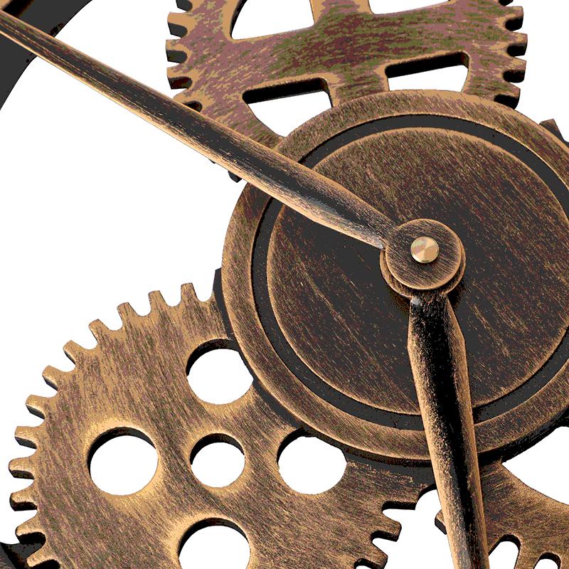 Fashionable Retro Gear Wall Clock - Creative Decorative Clock for Living Room