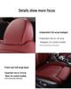 Fits 2018-2020 BMW X3: Genuine Leather Seat Cushion for All Seasons, Five-Seater.