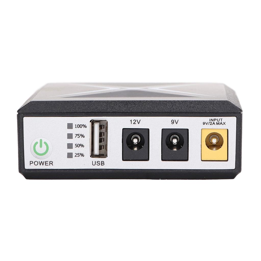 Мини-ИБП с резервной батареей 10400 мАч, источник бесперебойного питания для камеры безопасности, маршрутизатора Wi-Fi