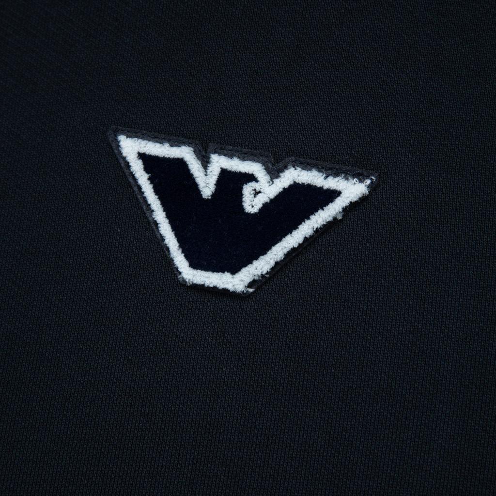 EMPORIO ARMANI FW24 Sweatshirt Men's Navy Blue 6D1M93-1JTAZ-0985