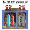 Зарядная док-станция контроллера Switch, совместимая с Nintendo Switch и моделями Joycon с OLED-дисплеем, модернизированная 8 игровыми хранилищами для Nintendo Switch Joycon