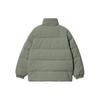Carhartt WIP Однотонная хлопковая куртка на молнии с воротником-стойкой и спущенным плечом Мужские куртки Зеленая I029450-0FY