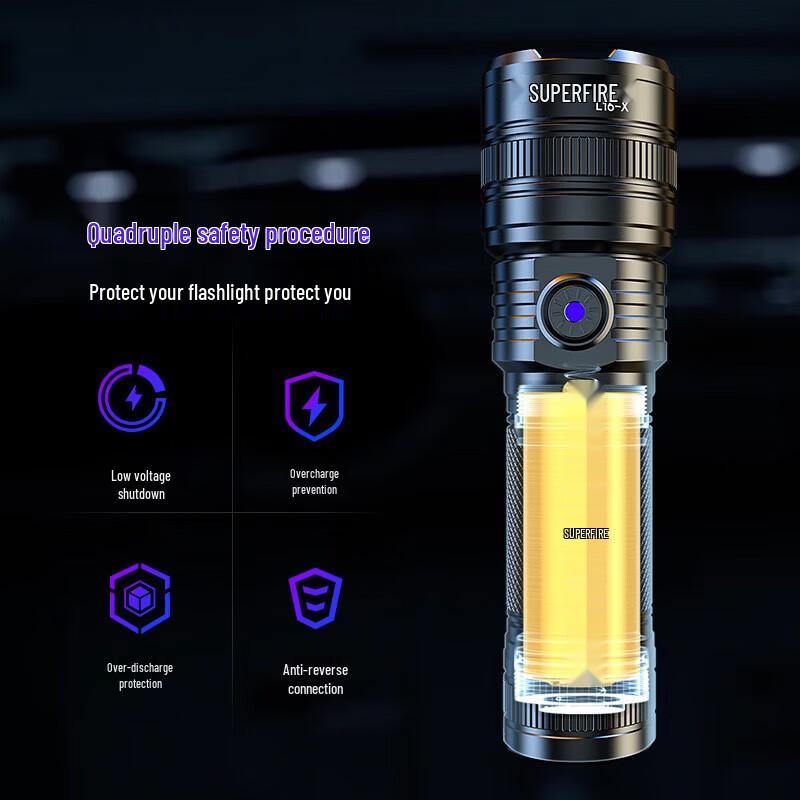 SupFire L16-X LED Rechargeable Flashlight