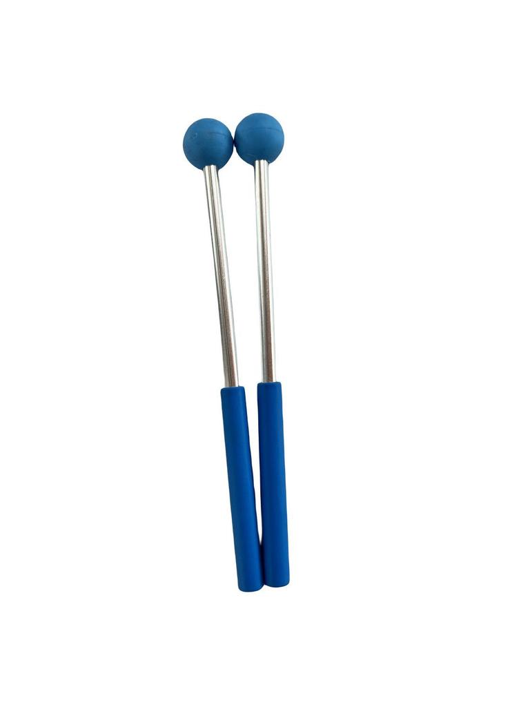 Ethereal Drumsticks: Metal Handle Marimba Mallets - Red Brick Tone for Orff Percussion