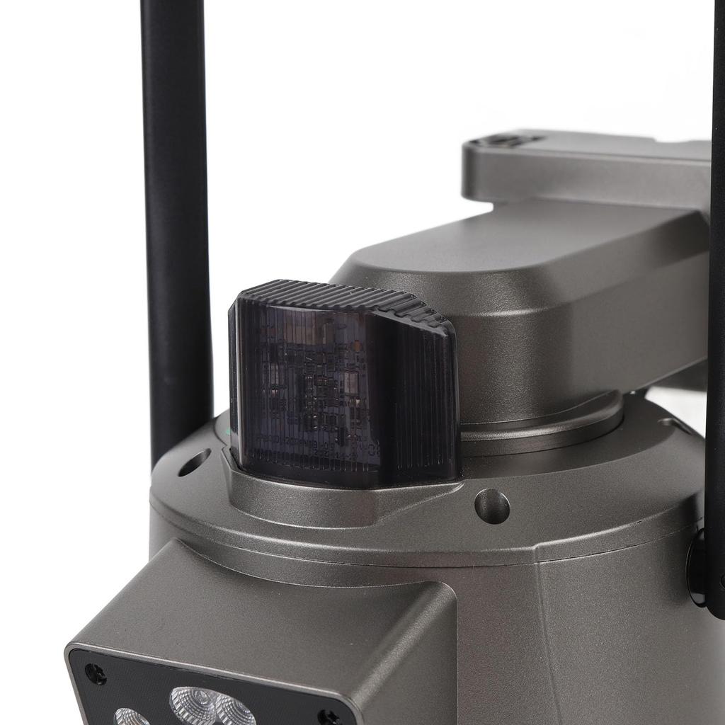 Security Camera Security Camera Dual Lens 6MP 5X Zoom Motion Detection IP66 Waterproof Panoramic Security Camera Outdoor Home Use Outdoor, (US Plug)