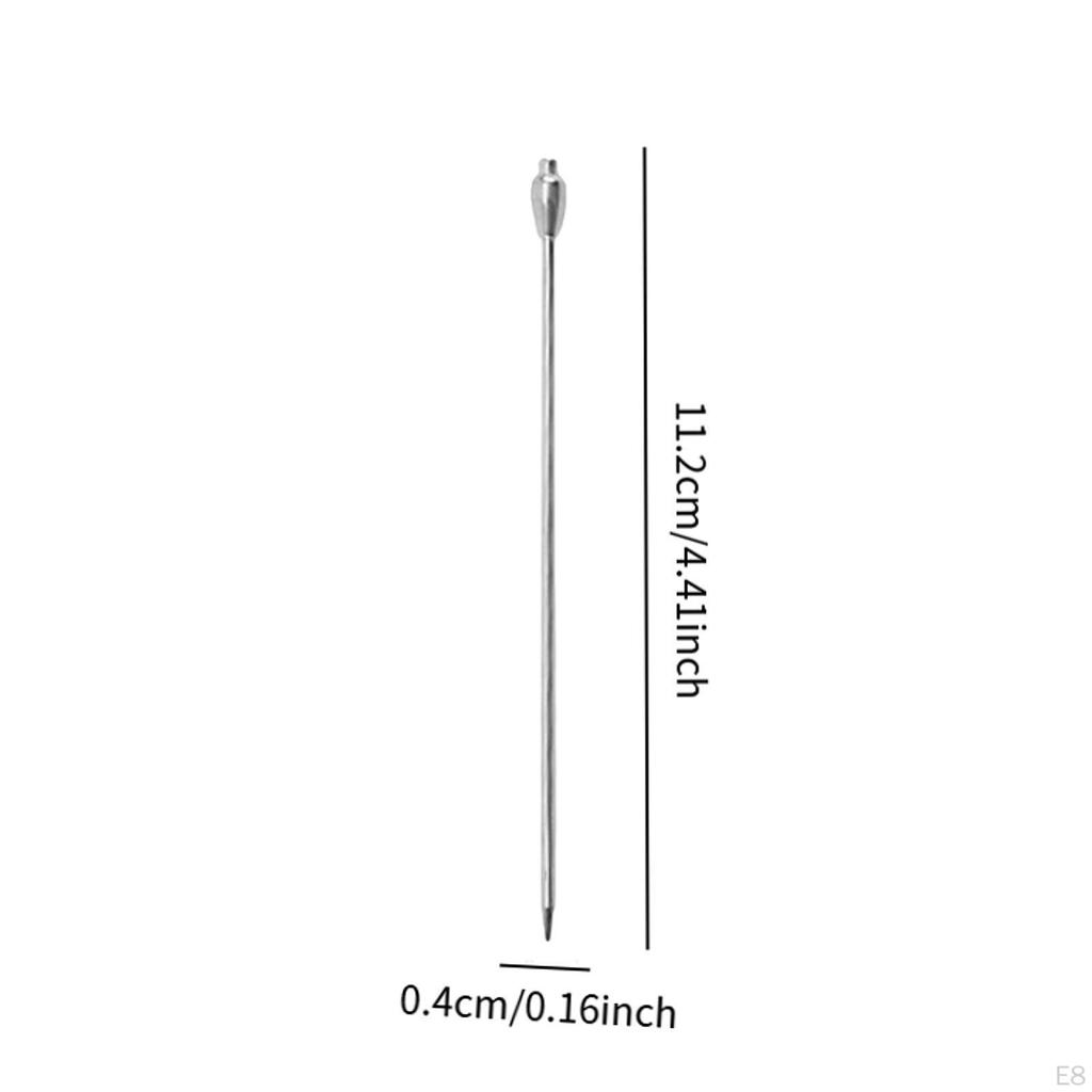 20 шт. фруктовые шпажки для коктейлей креативные палочки из нержавеющей стали для десерта