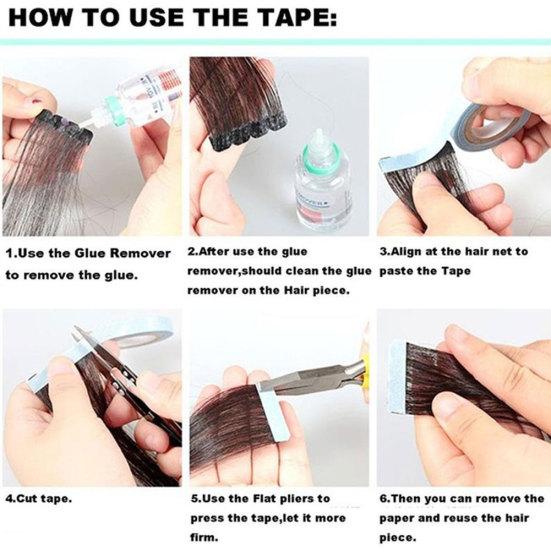 3m/Roll Glue Double-sided Adhesive No-trace Wig Hairpiece Hair Extension Tape