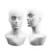 Craft Mannequin Head with Shoulder Mannequin Model Display Creative Male Head Model  Beginner