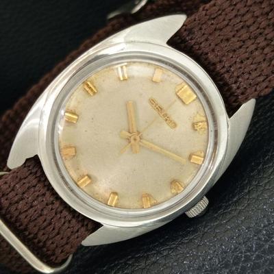 ВИНТАЖНЫЕ ЯПОНСКИЕ МЕХАНИЧЕСКИЕ ЧАСЫ SEIKO 66B BOY С ОРИГИНАЛЬНЫМ ЦИФЕРБЛАТОМ a706410-1