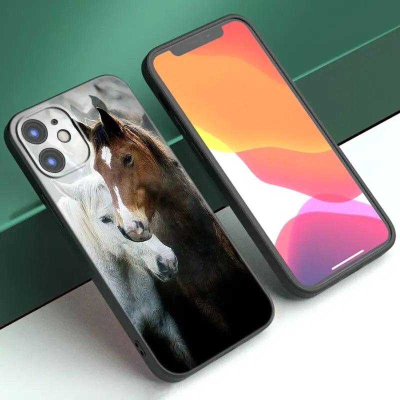 Чехол для телефона с изображением лошади для iPhone Samsung Galaxy Redmi Xiaomi Oppo OnePlus Note SA 7 8 9 10 11 12 13 14 20 21 22 23 53 54 Pro Max Ultra TPU Soft