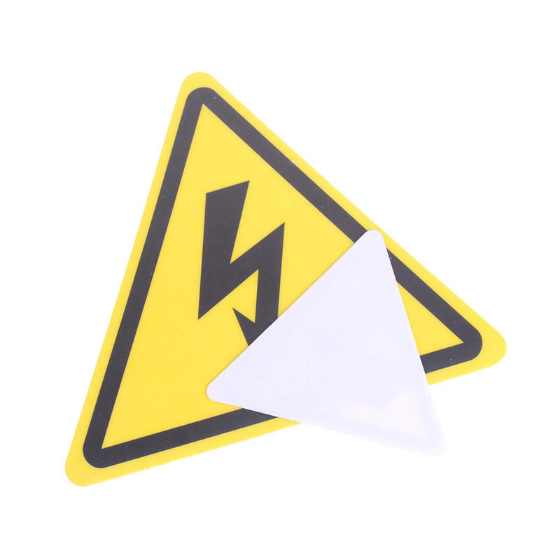 2Pcs Danger High Voltage Electric Warning Safety Label Sign Decal Sticker
