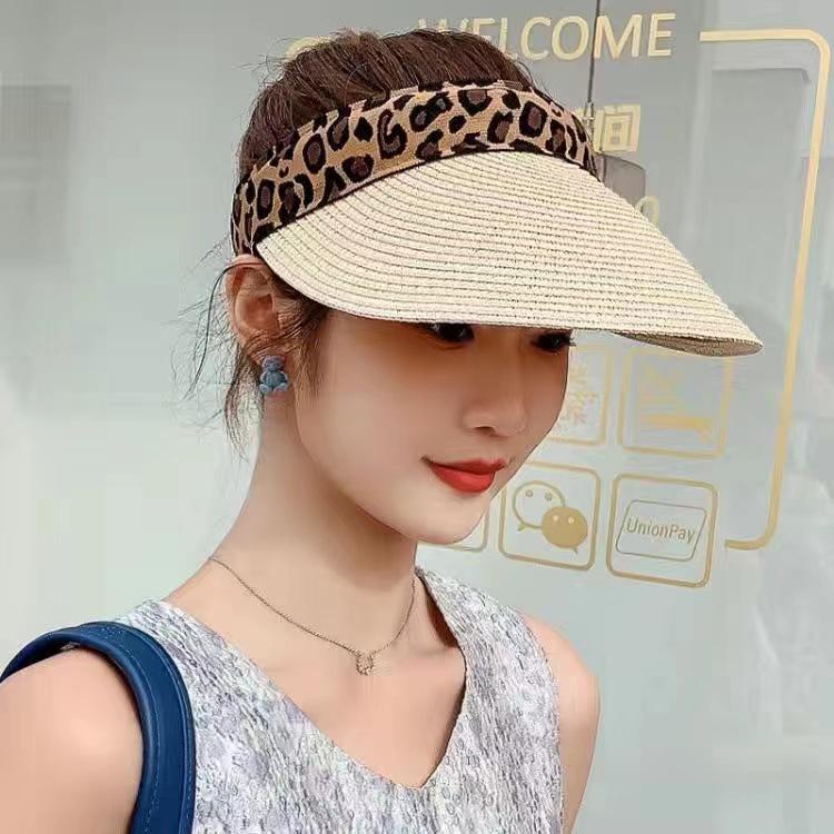Женская летняя соломенная шляпа-утка - Универсальная солнцезащитная и пляжная кепка для путешествий на открытом воздухе
