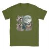 Raccoon 3 Racoons Howling At Moon T-Shirts Men Funny Weird Cursed Novelty 100% Cotton Tee Shirt Crewneck Short Sleeve T Shirts