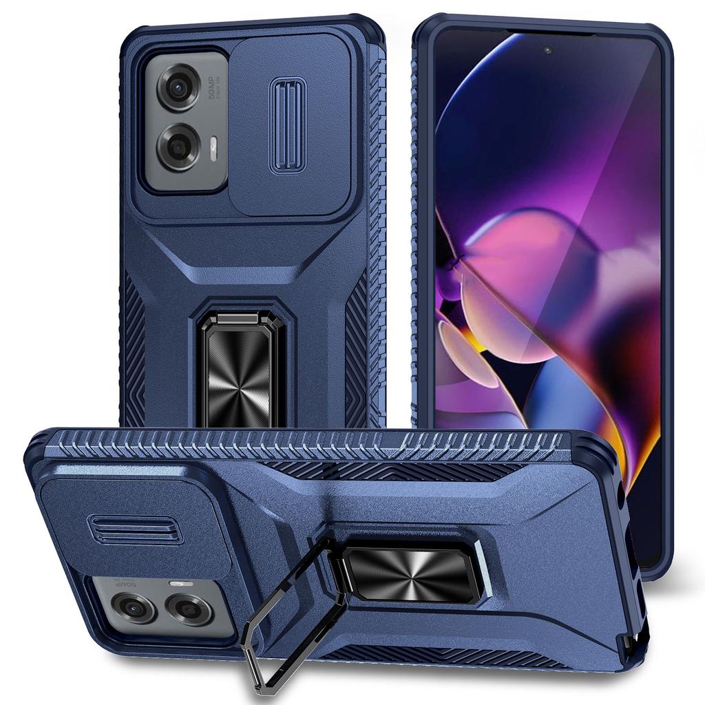 For Motorola Moto G Stylus 5G (2024) Case Camshield Kickstand TPU+PC Anti-Slip Phone Cover