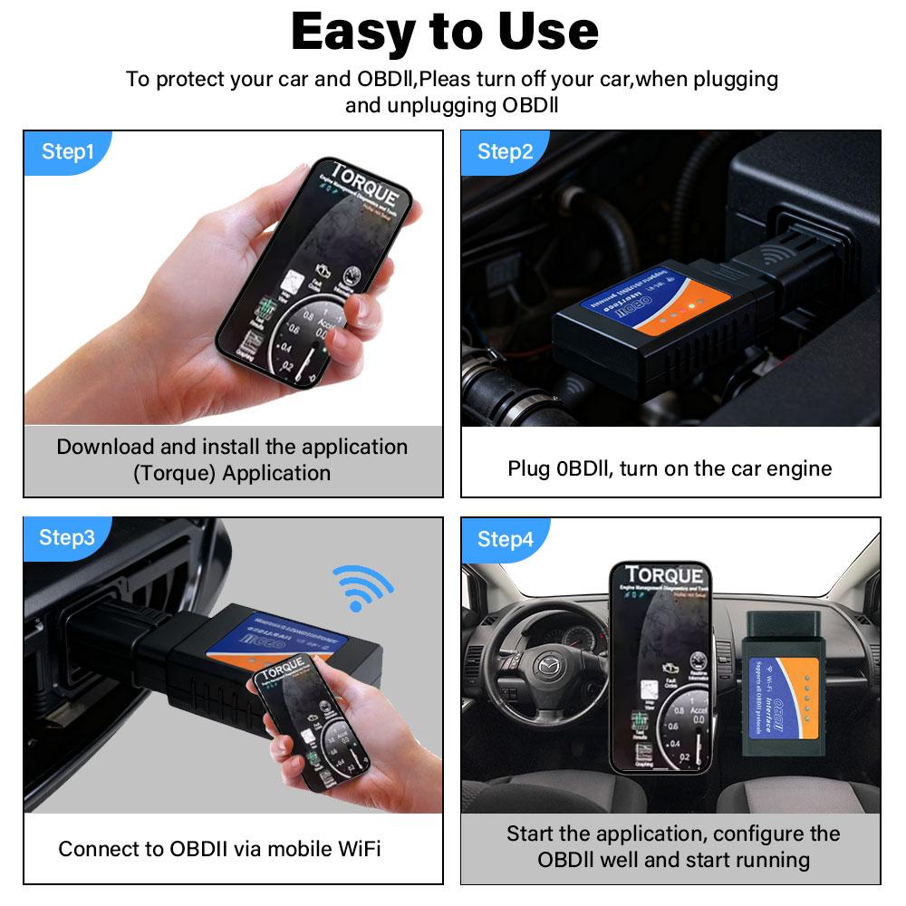 BT/Wifi ELM327 OBD Автомобильный диагностический инструмент Android / IOS PK Vgate Icar2 Считыватель кодов ELM327 V2.1 OBD2 Сканер TR6260S1