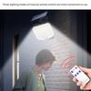 Настенный светильник с датчиком движения на солнечной энергии: Водонепроницаемое уличное освещение для садов, гаражей и улиц