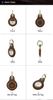 Кожаный защитный чехол для Apple AirTag: Верхний слой коровьей кожи Питомец Анти-потеря Ключница Трекер.
