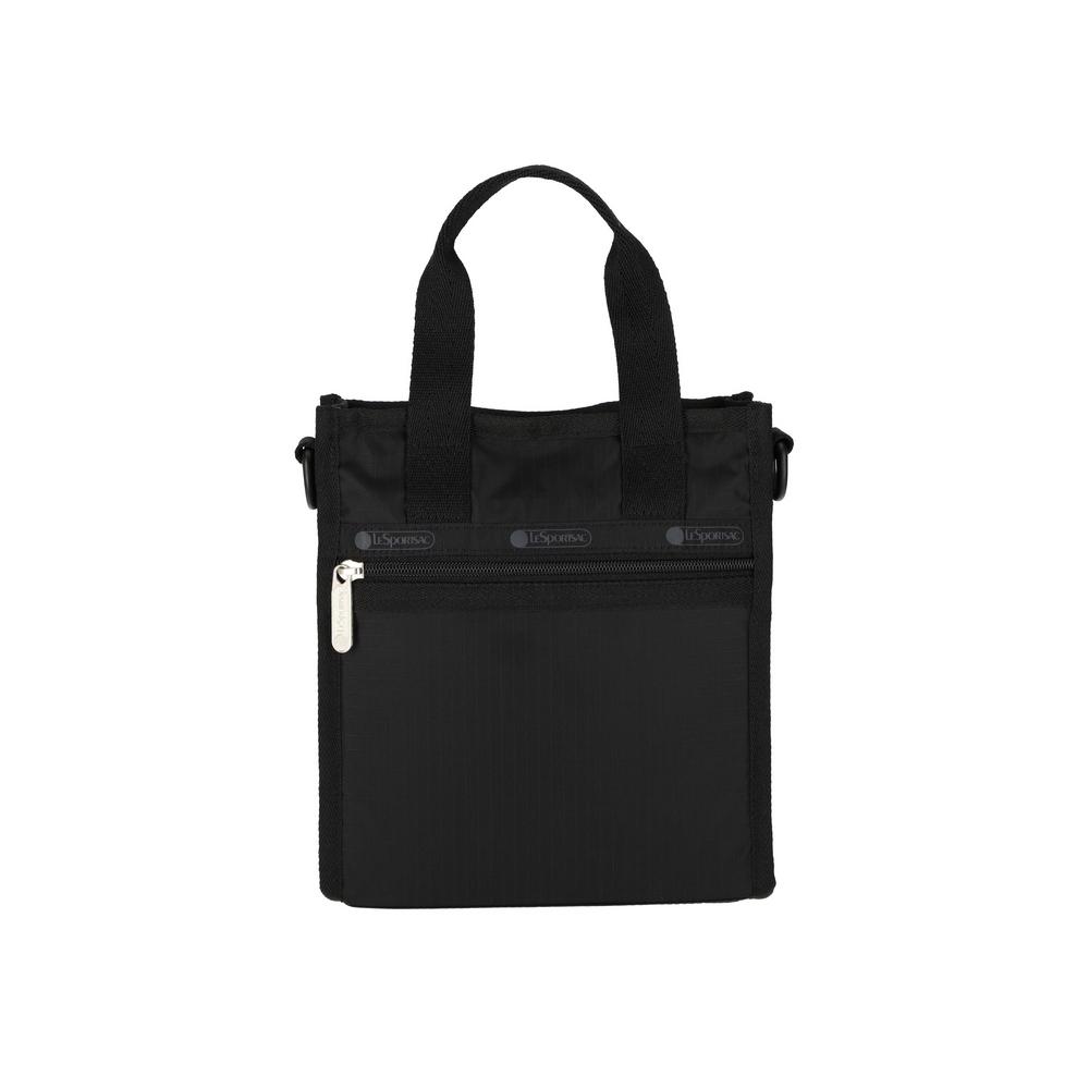Lesportsac Экологичная черная мини-сумка-тоут через плечо [3714.R086]