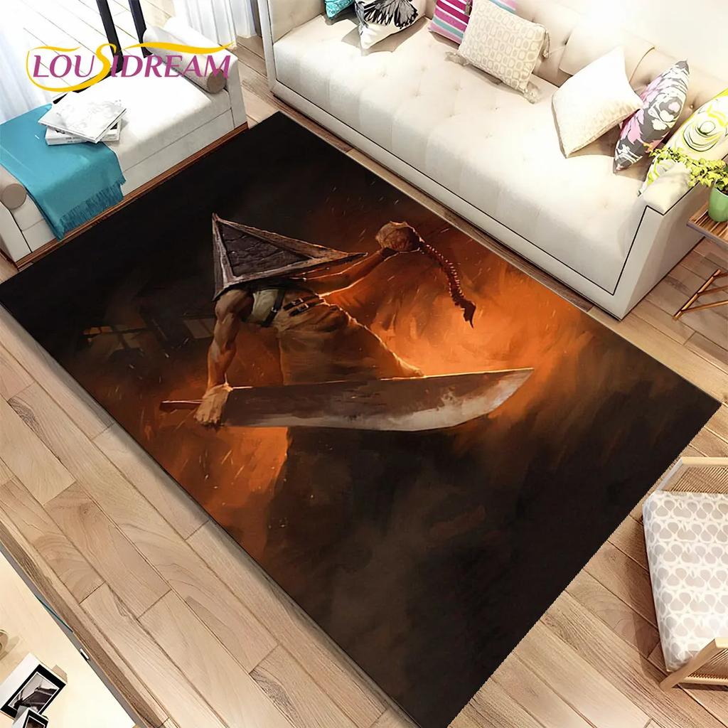 Коврик для игр в фильмах ужасов Silent Hill, коврик для гостиной, спальни, дивана, коврик для двери, детский нескользящий напольный коврик