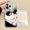 Чехол для iPhone 17 Pro Max 14 Plus 11 15 13 Pro 16 XR 12 Mini 7 8 XS Max Air Soft с изображением J-Jujutsus K-Kaisens Anime