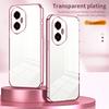 Чехол для Honor 300 с гальваническим покрытием, рамка, мягкая ТПУ крышка для телефона