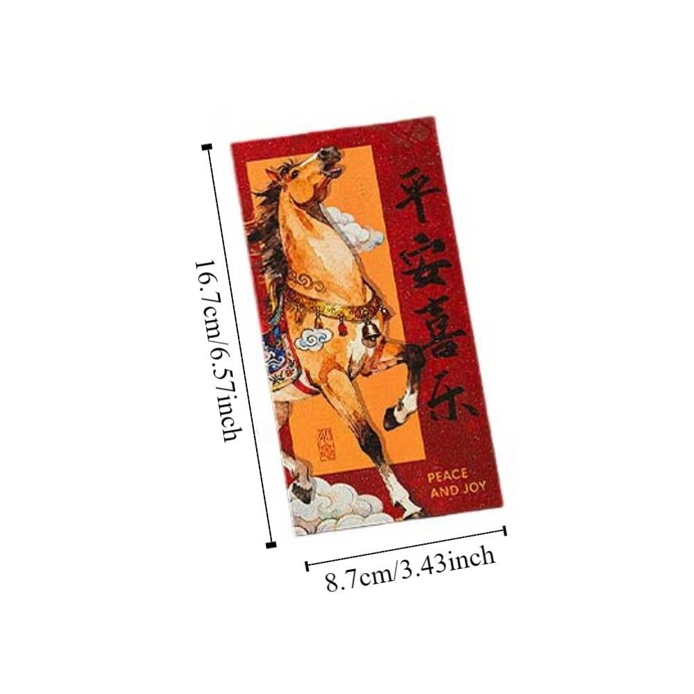 Traditional Bronzing Year of Horse Red Envelopes Money Envelope  Traditional Celebration