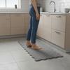 Wear-resistant Kitchen Rug Thickened Door Mat Comfortable Scalloped Embossed Kitchen Mat  Office