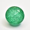 Natural Green Emerald Loose Gemstone Flawless Round Cut 26.35 ct for Jewelry Making and Crafts
