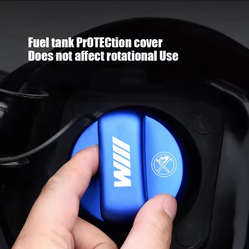 EAJN6 For BMW M Performance E46 E90 E60 F20 Car ornaments Oil Tank Protect Cover Refuel Fuel Tank Cap Accessories