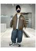 Children's clothing, boys' spring and autumn style leather jacket, 2026 new spring clothing, mid size boys' spring jacket, trendy clothes