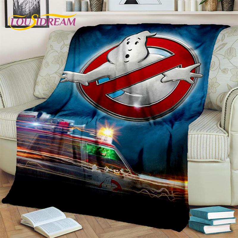 Одеяло G-Ghostbusters с героями мультфильмов, мягкое фланелевое одеяло для дома, спальни, кровати, дивана, пикника, офиса, пешего туризма, отдыха, сна, подарок