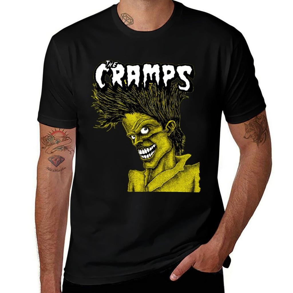 Cramps Bad Music For Bad People Tshirt Street Fashion Casual Tee Shirt Tshirt