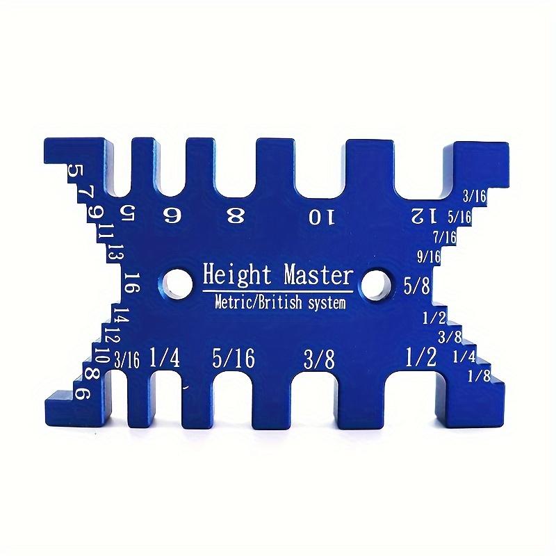 1 шт., алюминиевый набор шаблонов «ласточкин хвост» и треугольной линейки, прецизионный глубиномер для деревообработки, инструмент для измерения зазоров между шипами, метрическая/британская система