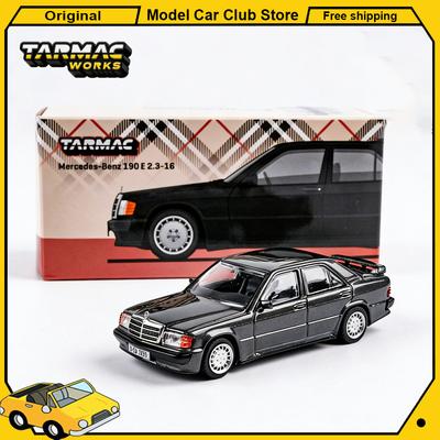 Гудронированные работы, ТВ 1:Масштаб 1:64 Mercedes-Benz 190E 2.3-16 Rexy Автомобиль Металлическая Модель Миниатюра Литье под Давлением Коллекция Хобби Украшение Игрушки Подарок