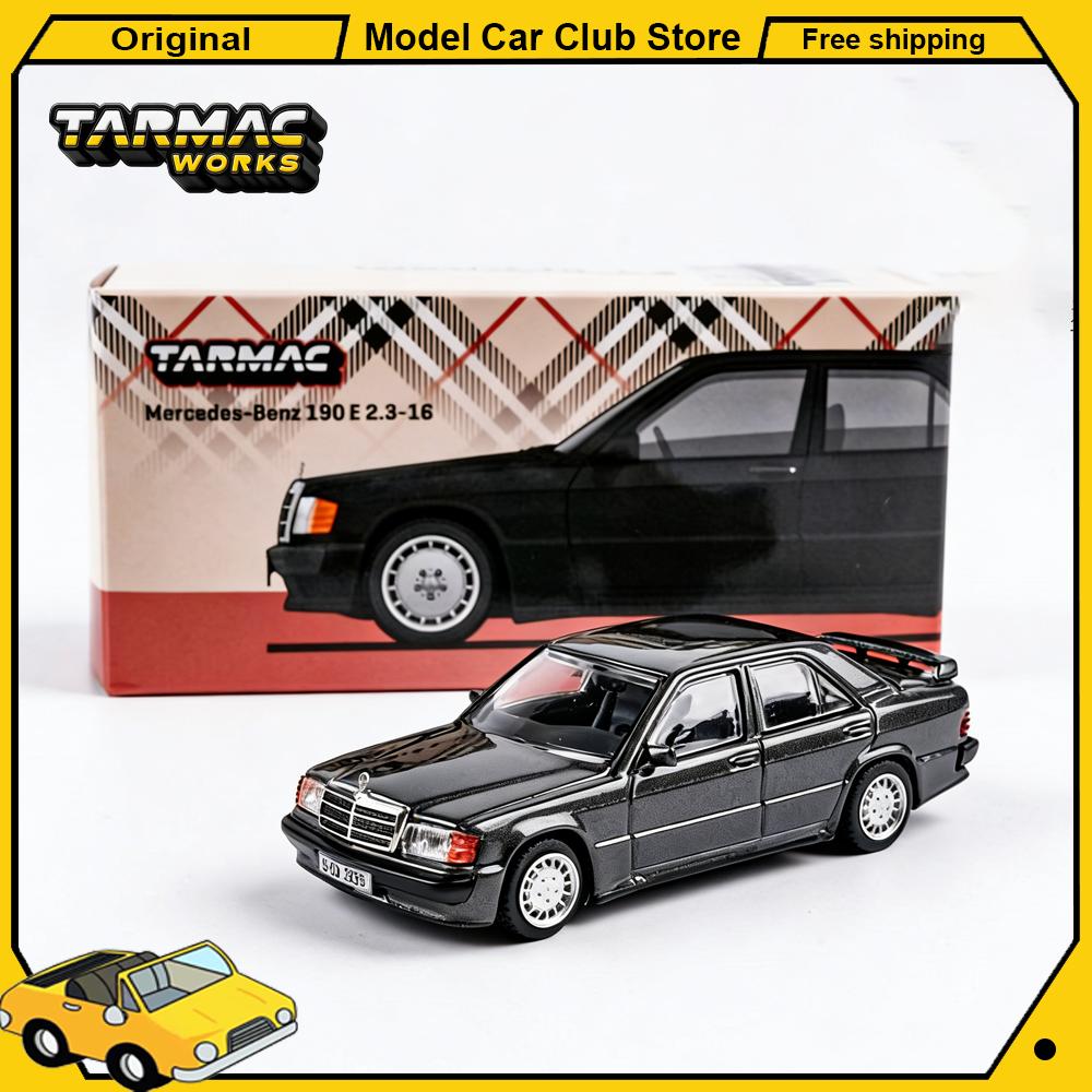 Гудронированные работы, ТВ 1:Масштаб 1:64 Mercedes-Benz 190E 2.3-16 Rexy Автомобиль Металлическая Модель Миниатюра Литье под Давлением Коллекция Хобби Украшение Игрушки Подарок