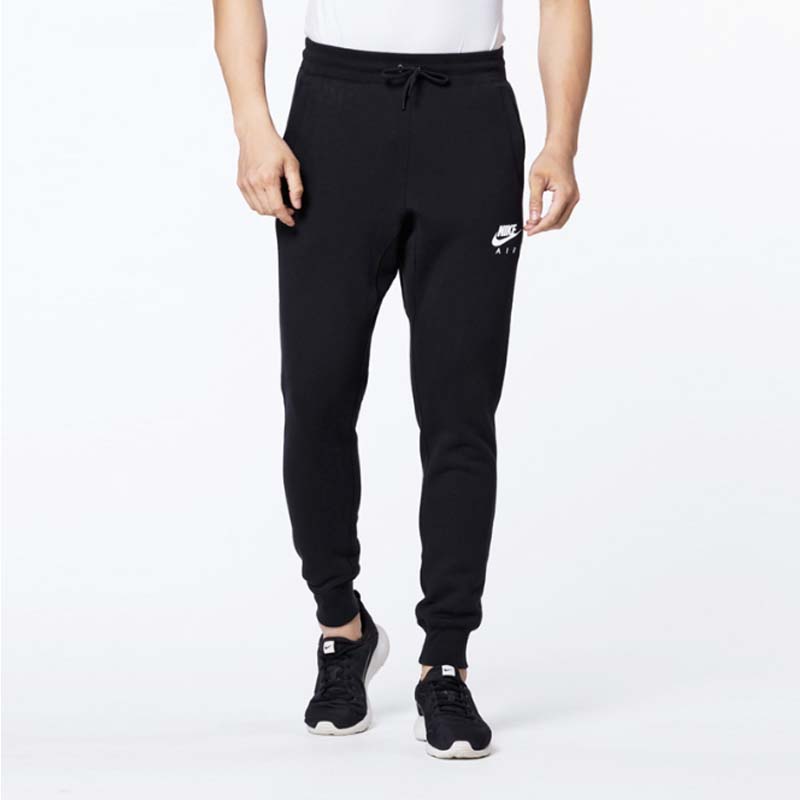 Nike Повседневные теплые трикотажные брюки мужские низ черный BQ5546-010