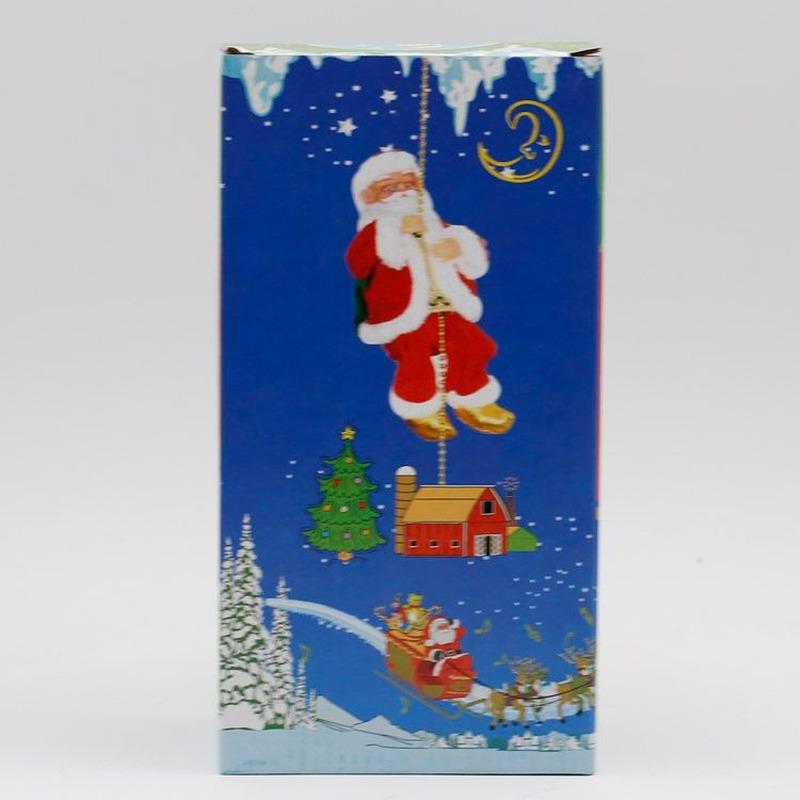 Электрический Санта восхождение на веревку в помещении/на открытом воздухе Рождественский подарок украшение Рождественская игрушка