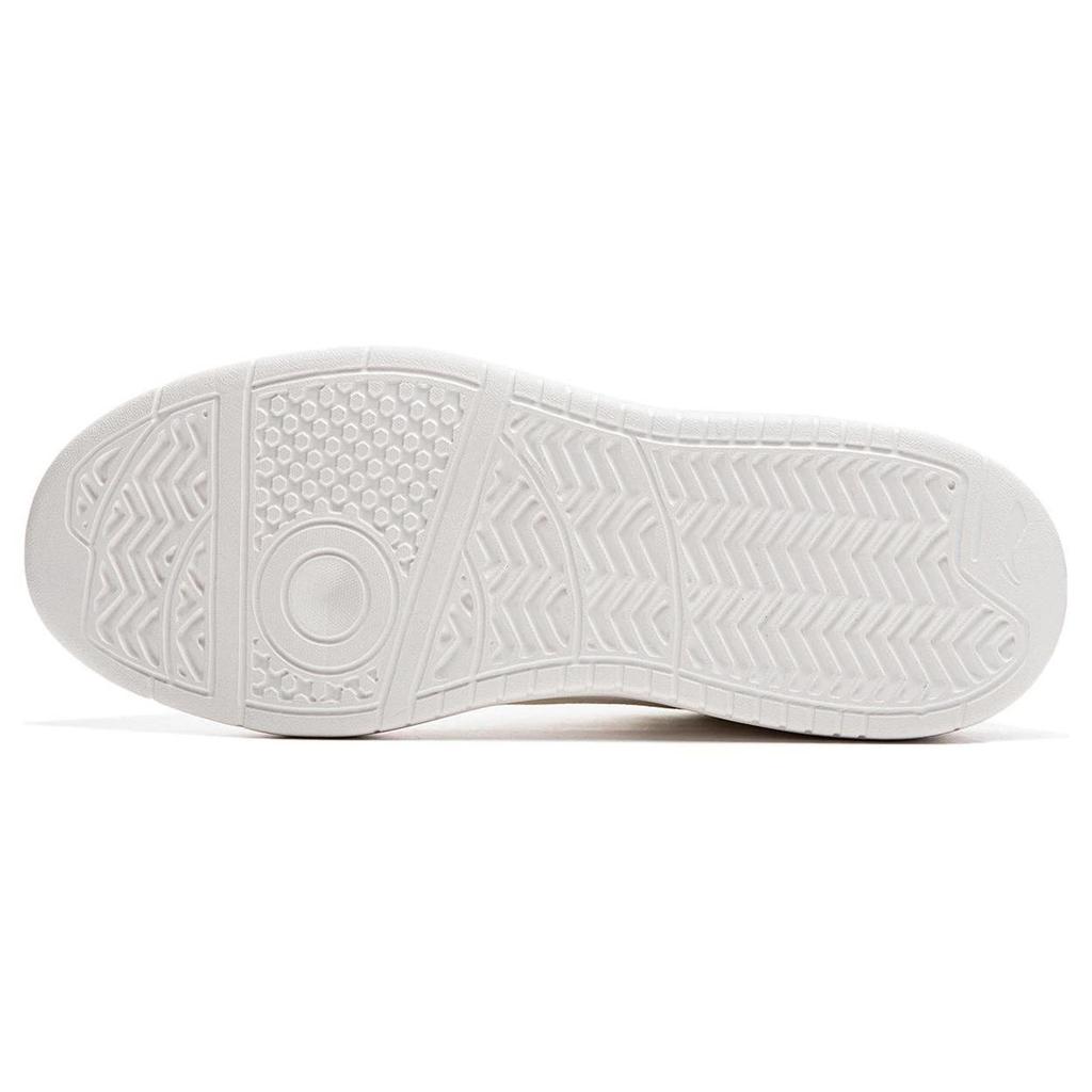 Li Ning Плавающая Лодка Скользкая Поверхность Амортизация Износостойкие Низкие Кеды для Скейтборда Мужские Белый Серый AGCS419-5