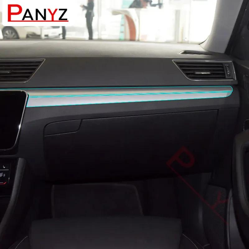 Car Interior Central Console Gear Shift Dashboard Navigation Screen Protective Film for Skoda Superb Accessories