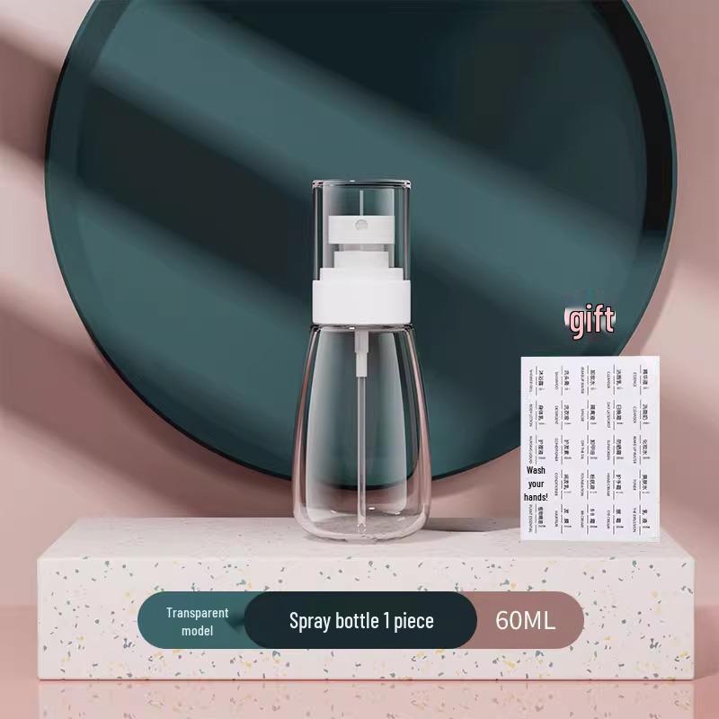 Ultra-Fine Mist Travel Spray Bottle for Face Moisturizing - Portable and Refillable, Perfect for Alcohol.