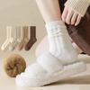 Mid Tube Warm Cashmere Socks Keep Warm Plush Socks Soft Sleeping Sock Winter