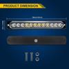 RIGIDON 2pcs 19cm Strobe Light LED Light 18W 12-24V 12LED Emergency Strobe Light Emergency