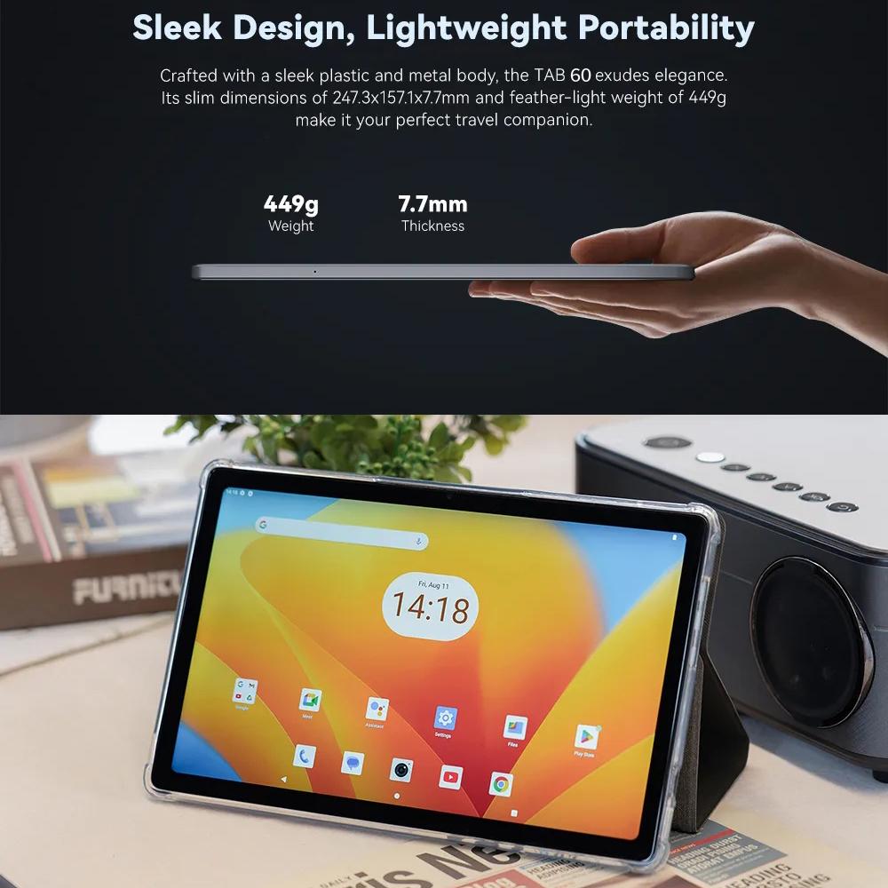 P60 BDF 10.1 дюймовый 8 ГБ ОЗУ 512 ГБ ПЗУ 8000 мАч 4G 5G Android13 Планшетный ПК Компьютер Таб