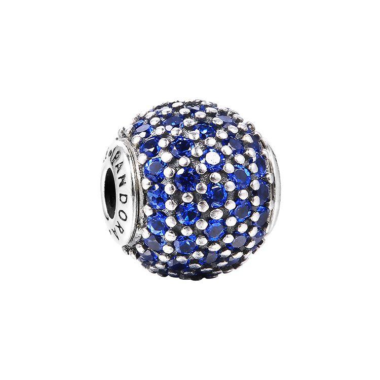 Pandora Peace Hole Bead 925 Silver Jewelry Accessories Women Jewelry Accessories Blue 796060NCB