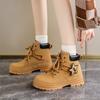 CRLAYDK женские ботильоны модные водонепроницаемые походные нескользящие симпатичные туфли на шнуровке повседневные боевые ботинки на платформе для отдыха на открытом воздухе