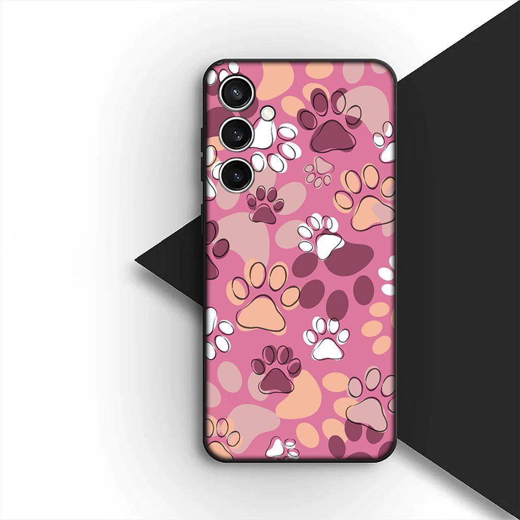 Protective Cover Kitten Cat Cartoon Dog Paw for OPPO A40 A80 A60 A38 A79 A15 A16 A17 A18 A58 A78 A57 A53 A40M 4G 5G Phone Case