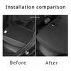 For Tesla Model 3 Y Juniper 2017-2025 Rear Seat Back Cover Leather Backrest Protector Split Dog Liner Pet Mat Anti-kick Pads