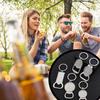 Брелки для ключей Украшения для доски DIY Брелок Износостойкий Водонепроницаемый Двусторонний Открывалка для бутылок Брелок для ключей с термопередачей